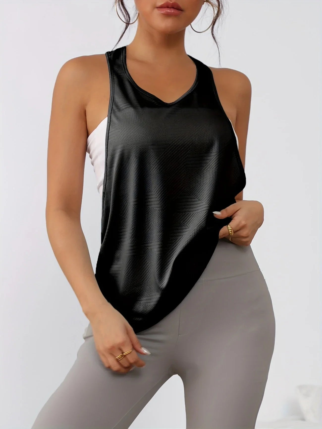Chana - Top deportivo sin mangas para mujer