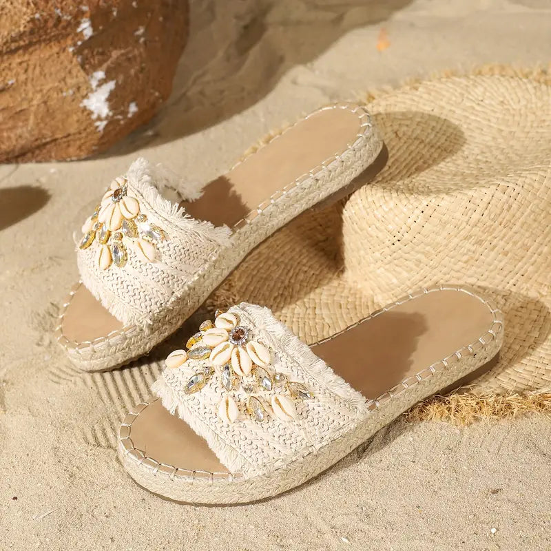 Gillian - Sandalias planas para mujer