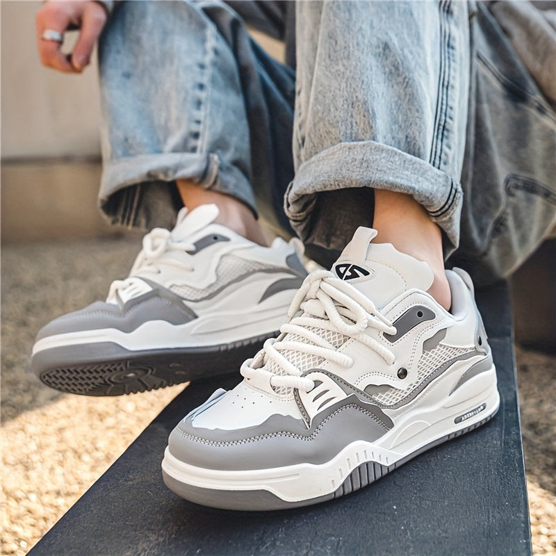 Hanz - Zapatillas deportivas casuales con estampado geométrico