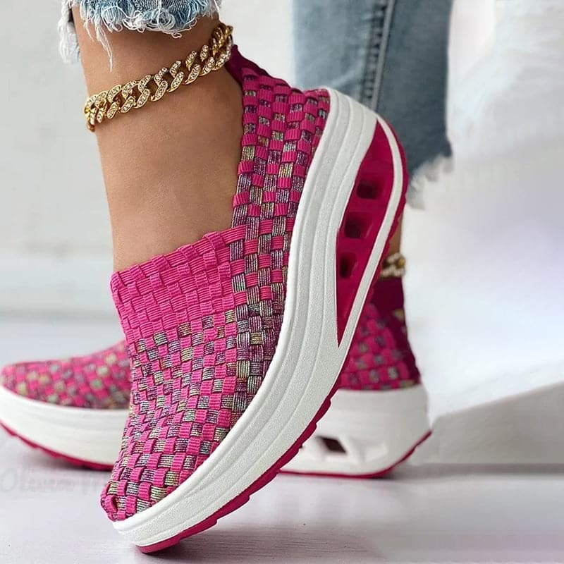 Sybil - Zapatillas sin cordones para mujer