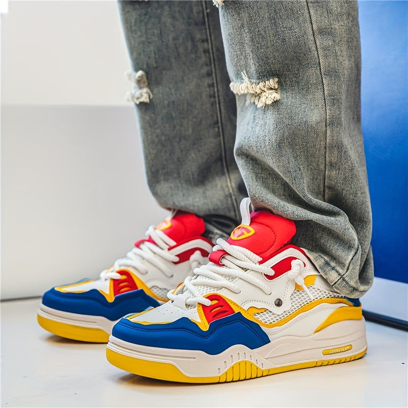Hanz - Zapatillas deportivas casuales con estampado geométrico