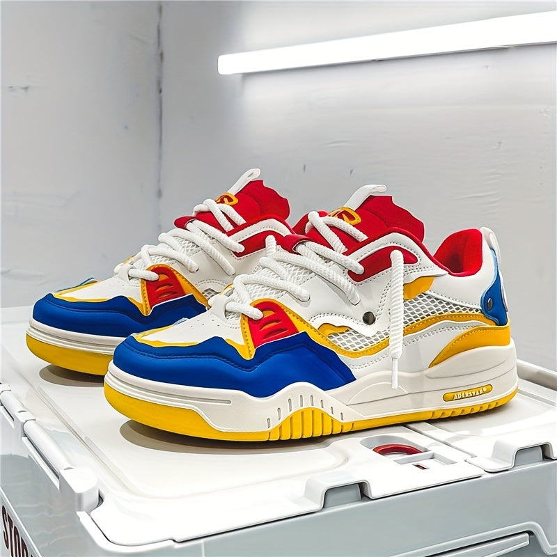 Hanz - Zapatillas deportivas casuales con estampado geométrico