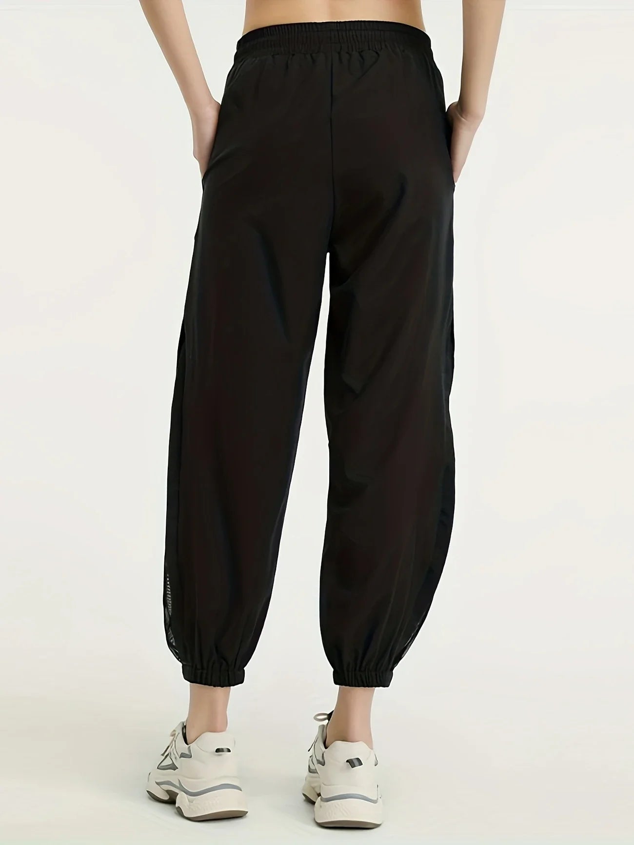 Williana - Pantalones deportivos de cintura alta de secado rápido para mujer