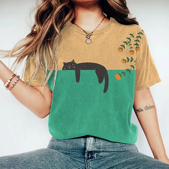 Vespera – Elegante camiseta bicolor