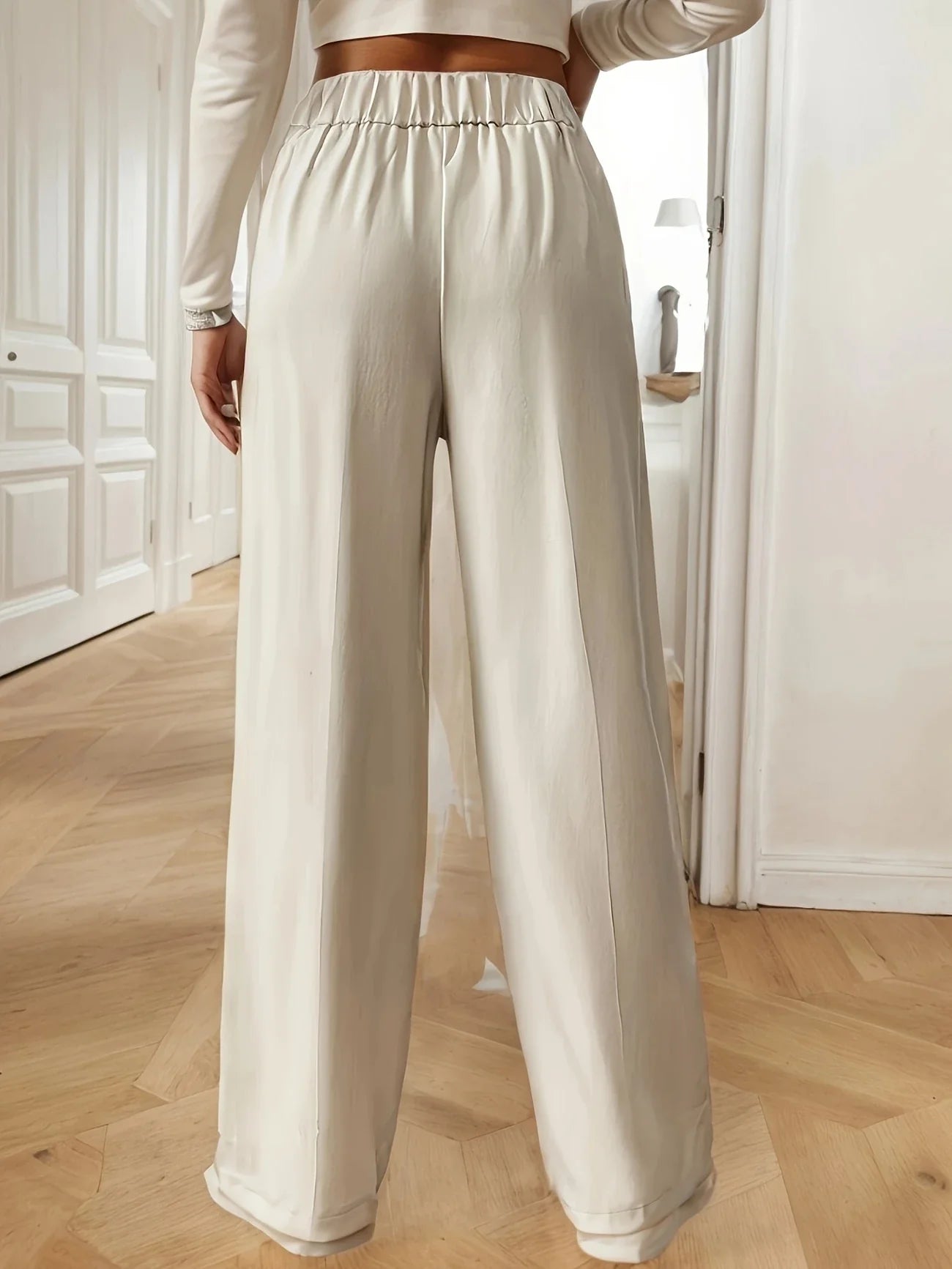 Arvilla - Elegantes pantalones rectos de estilo francés.