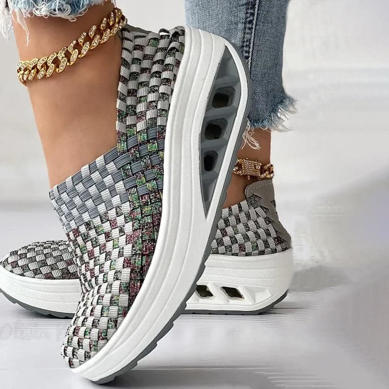 Sybil - Zapatillas sin cordones para mujer