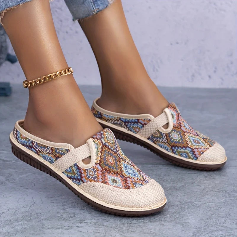 Catherice - Zapatos planos estilo bohemio para mujer