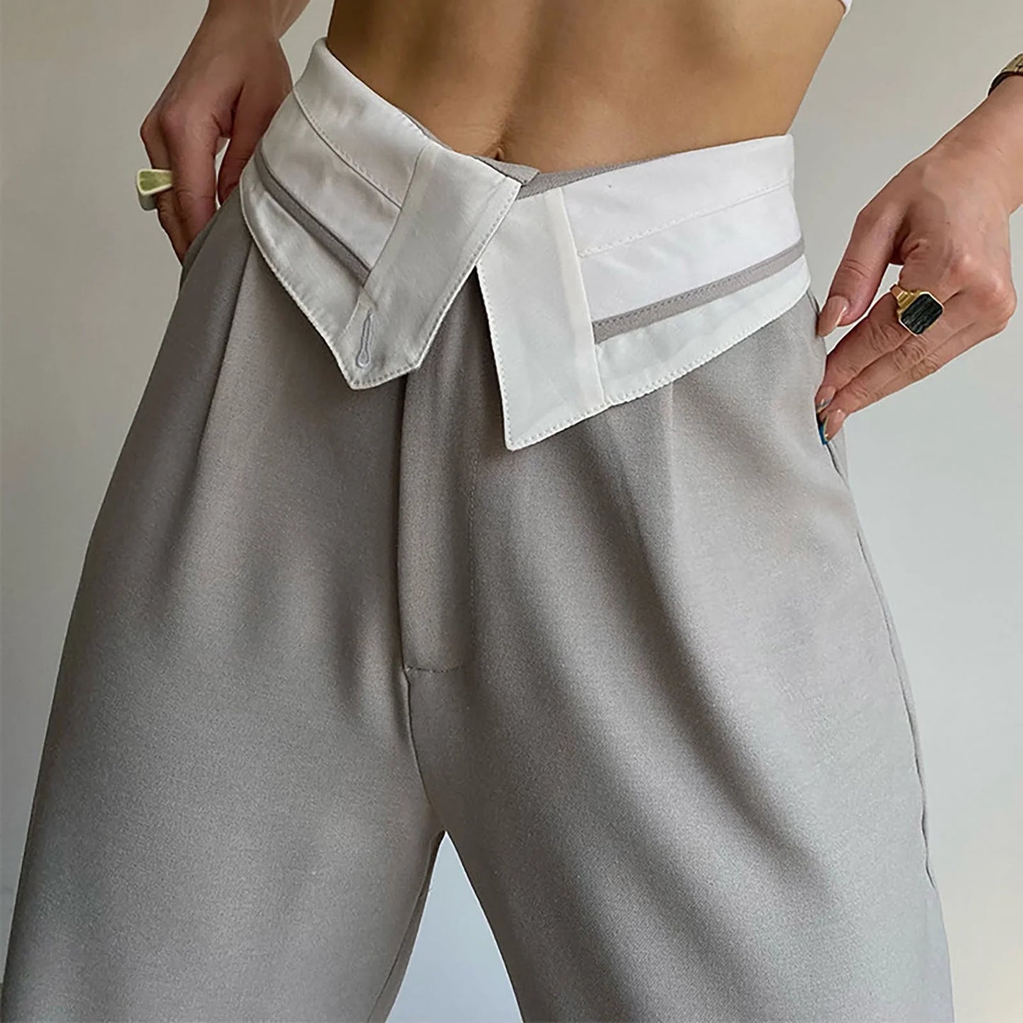 Polly - Pantalones anchos para mujer