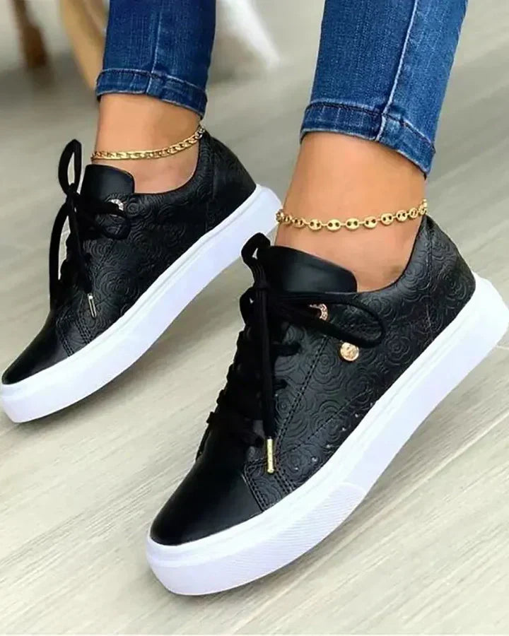 Renata - Zapatillas de plataforma gruesas para mujer