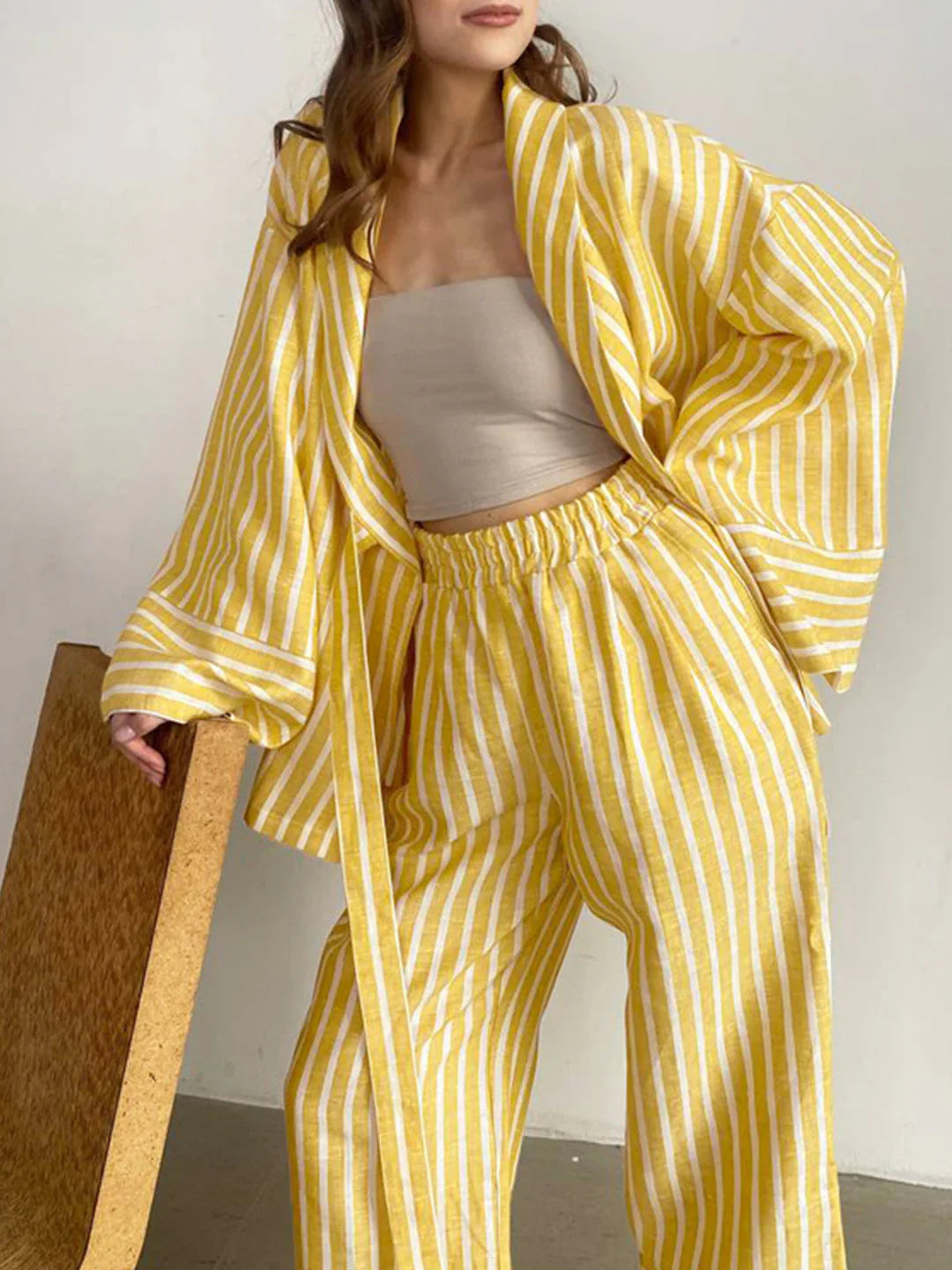 Pearlina -Conjunto de pijama para mujer