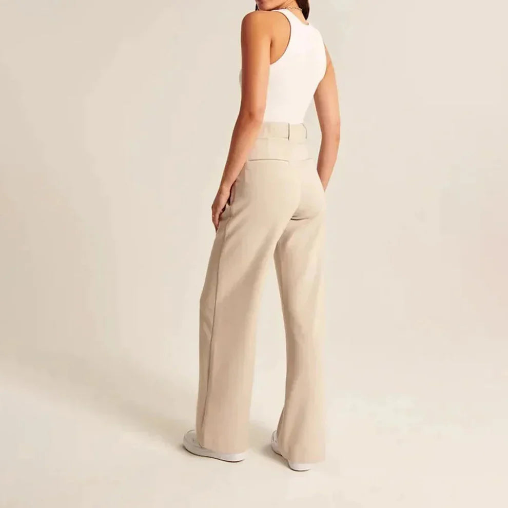 Anita - Pantalones de cintura alta para mujer