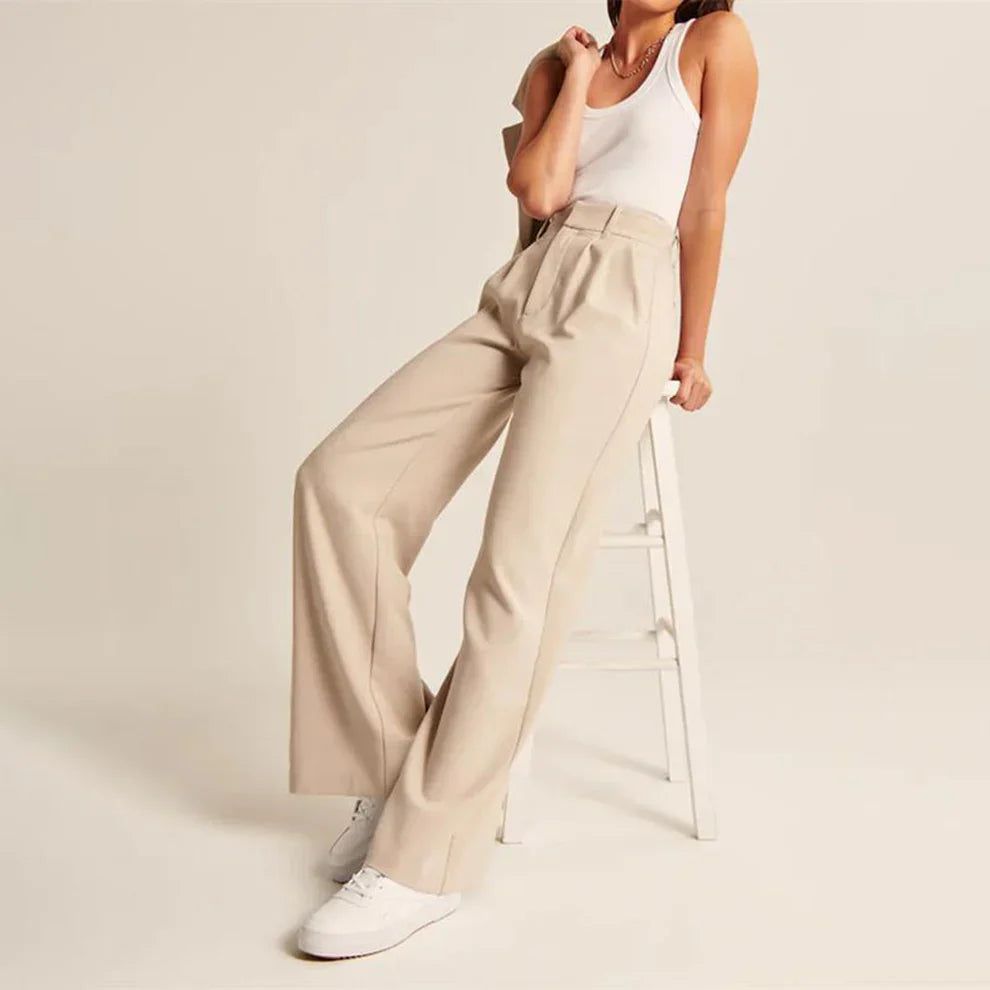 Anita - Pantalones de cintura alta para mujer