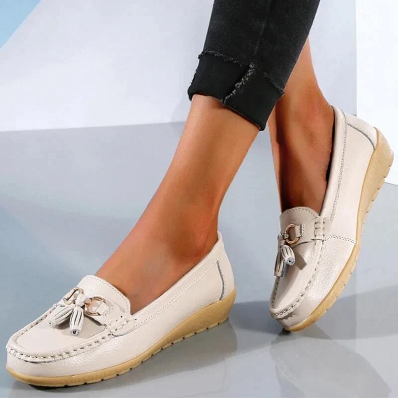 Amy - Mocasines ortopédicos de piel