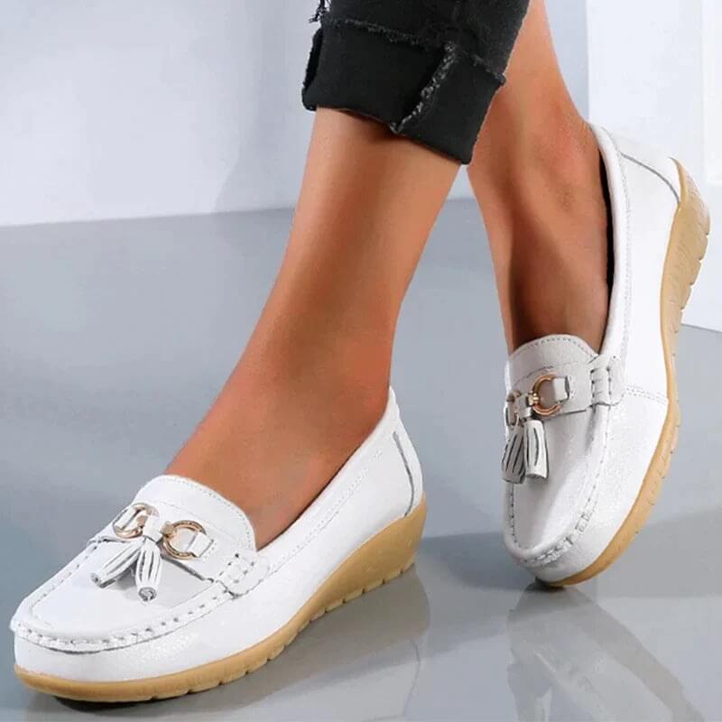 Amy - Mocasines ortopédicos de piel