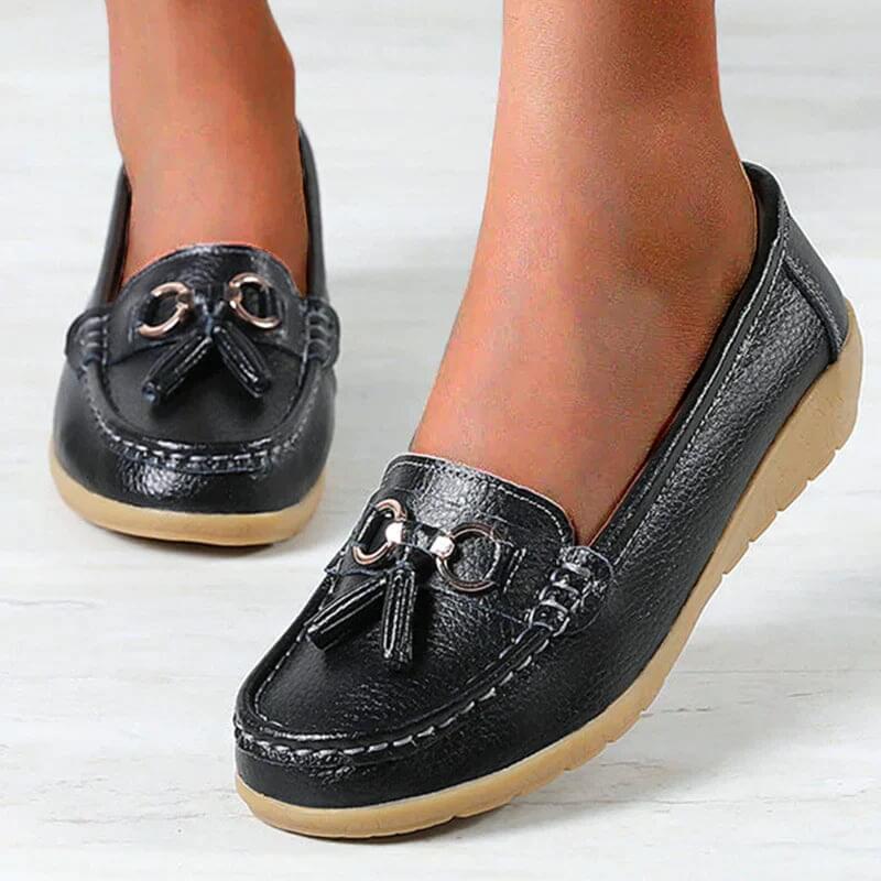 Amy - Mocasines ortopédicos de piel