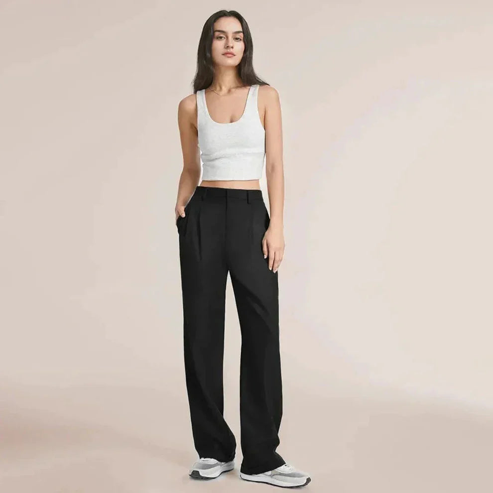 Anita - Pantalones de cintura alta para mujer