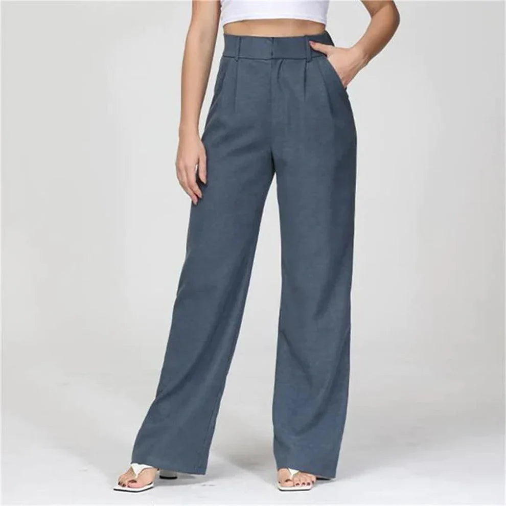 Anita - Pantalones de cintura alta para mujer