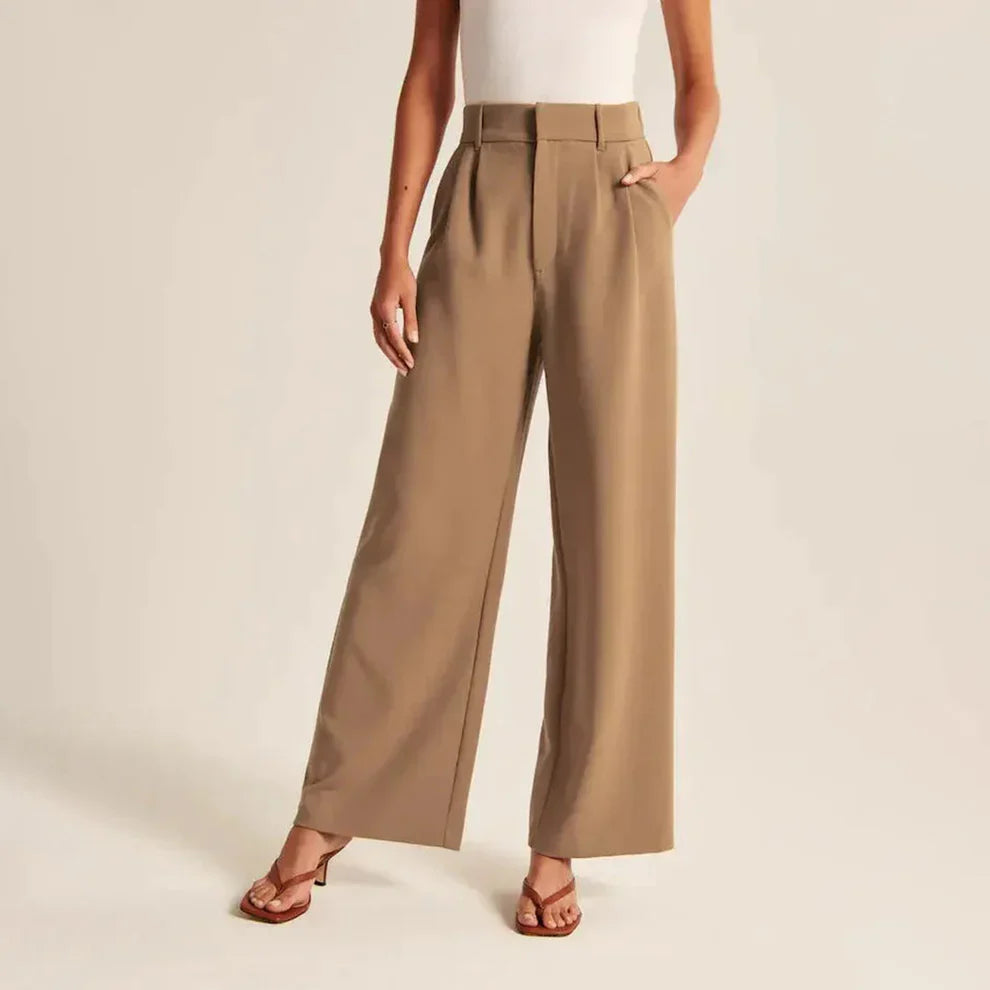 Anita - Pantalones de cintura alta para mujer