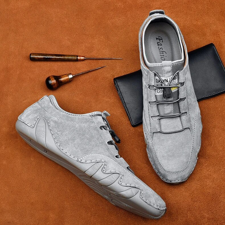 Mocasines ortopédicos de piel auténtica para hombre - Harmen