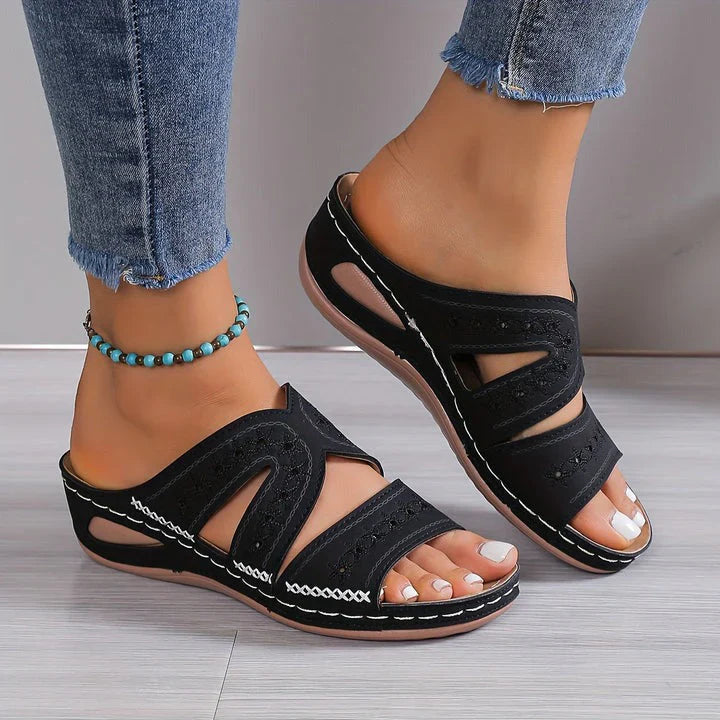 Elara - Cómodas sandalias ortopédicas con cuña