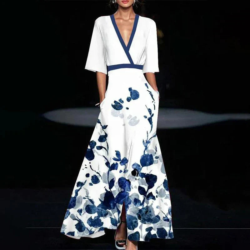 Matisse – Elegante vestido largo floral