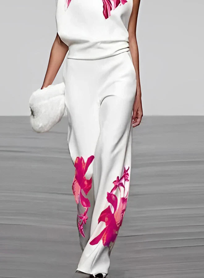 Mildred - Conjunto floral urbano para mujer