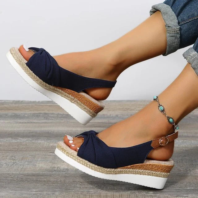 Marjolaine - Cómodas sandalias ortopédicas con cuña
