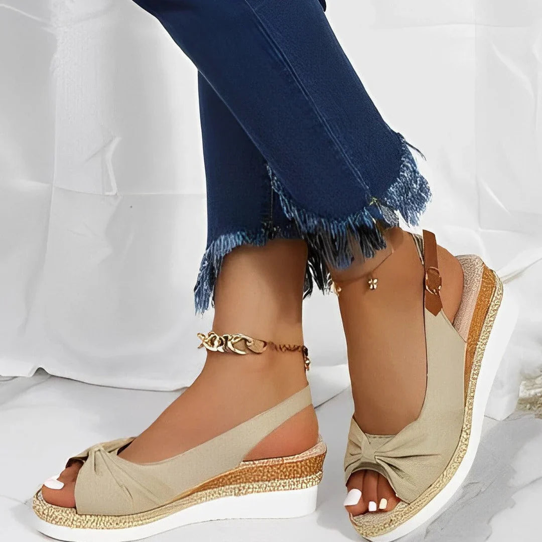 Marjolaine - Cómodas sandalias ortopédicas con cuña