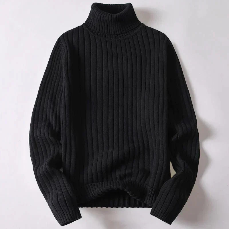 Suéter de cuello alto de lana merino para hombre - Wyatt