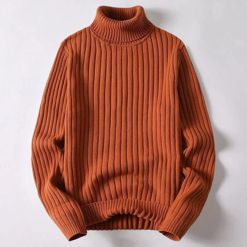 Suéter de cuello alto de lana merino para hombre - Wyatt
