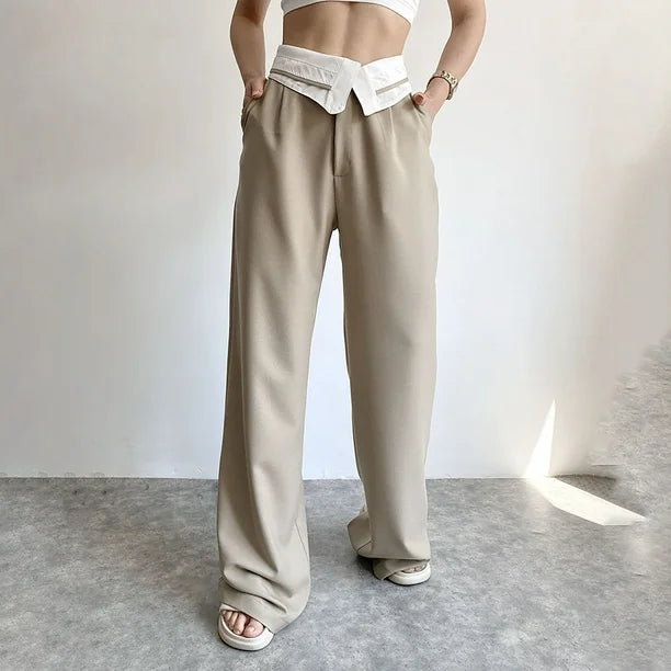 Polly - Pantalones anchos para mujer