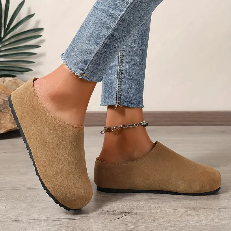 Adha - Bailarinas slip-on con puntera redonda