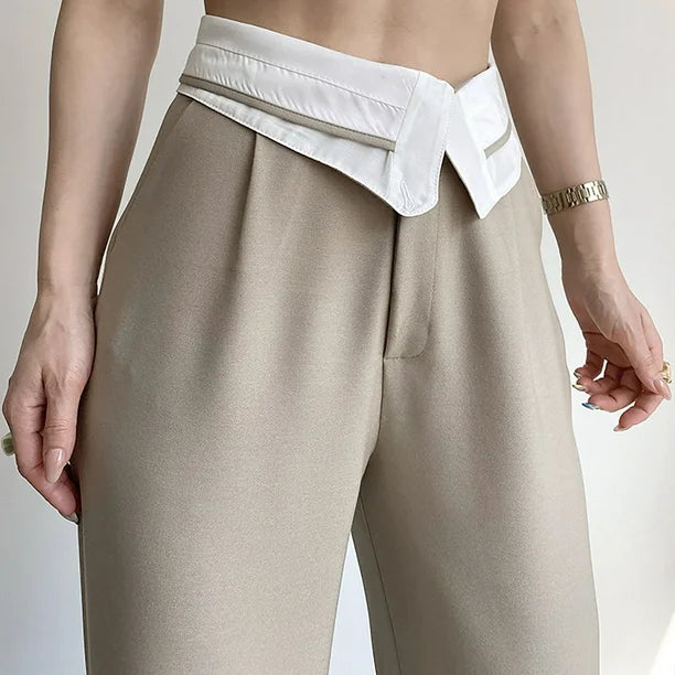 Polly - Pantalones anchos para mujer