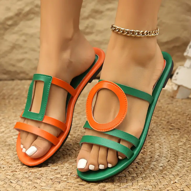 Emeline - Sandalias planas para mujer