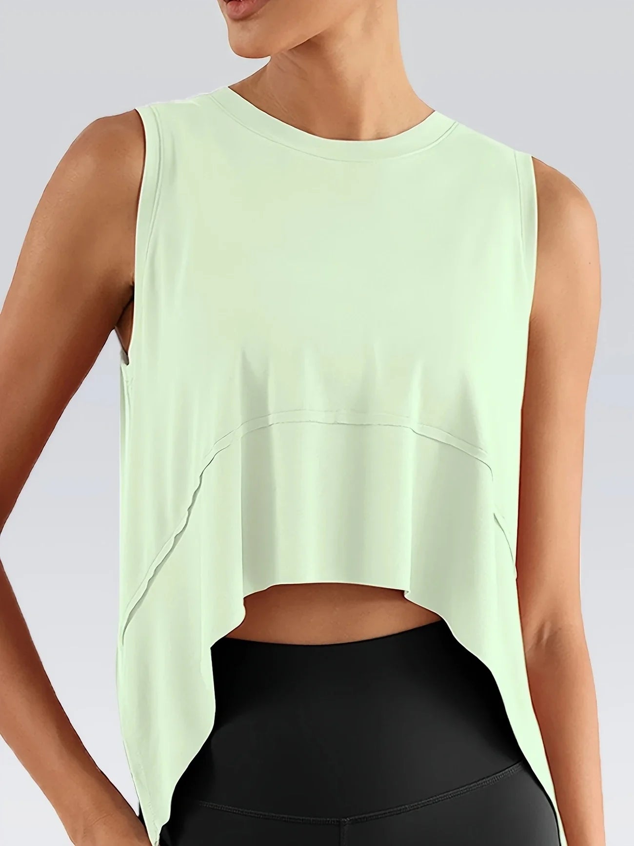 Cordeliana - Top deportivo sin mangas para mujer