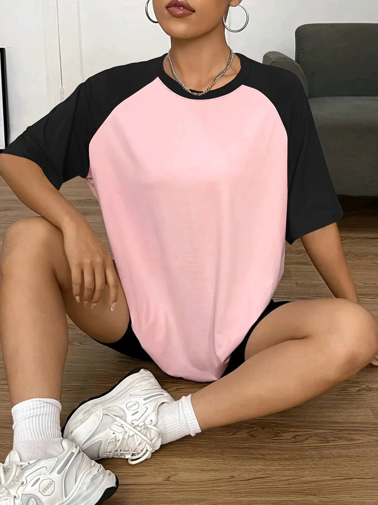 Paulina - Camisa holgada con bloques de color para mujer