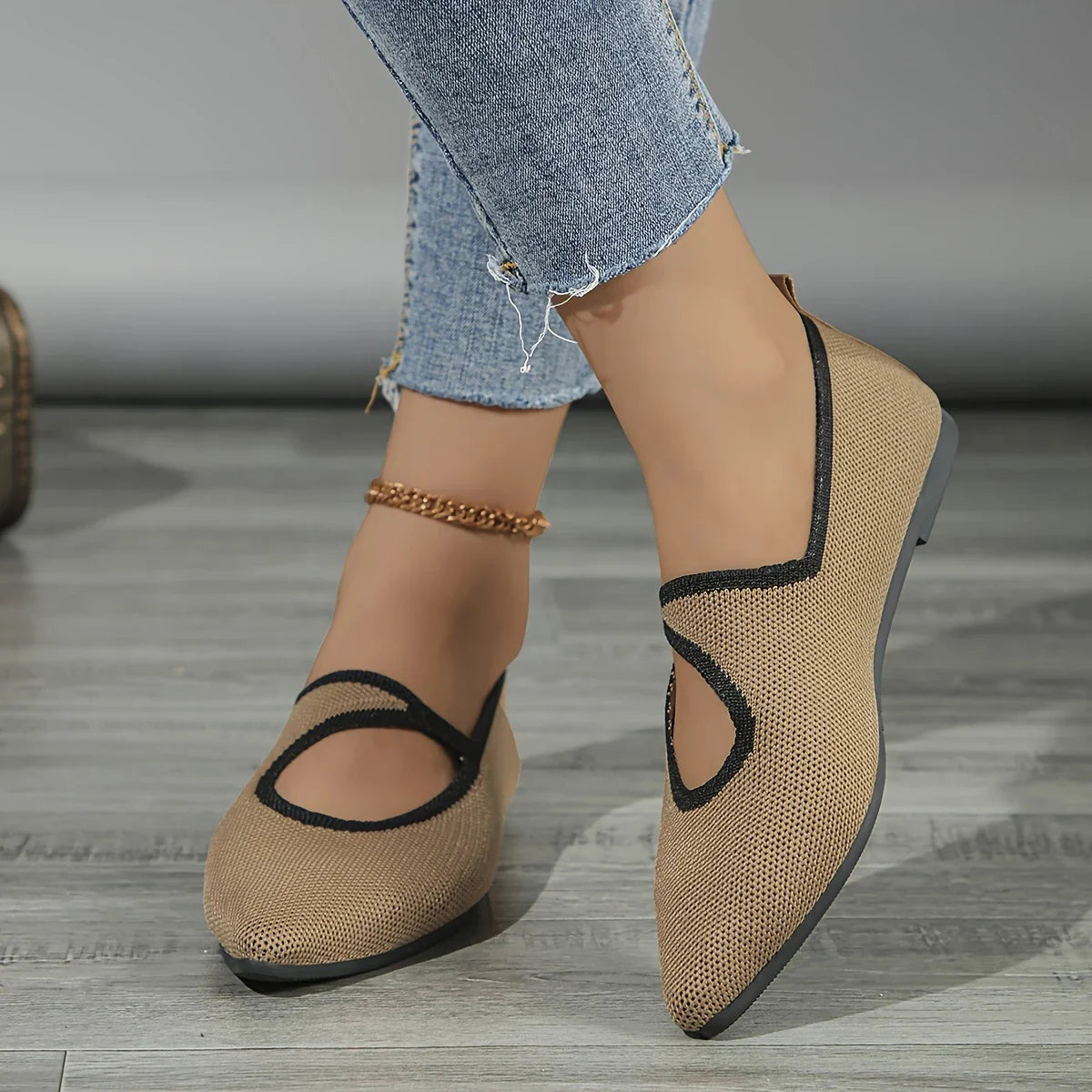 Almeda - Zapatos sin cordones con punta puntiaguda para mujer