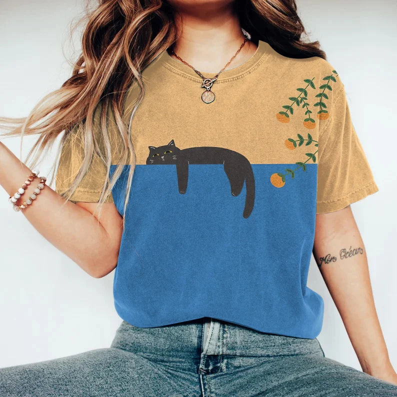 Vespera – Elegante camiseta bicolor