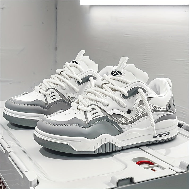 Hanz - Zapatillas deportivas casuales con estampado geométrico