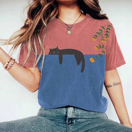 Vespera – Elegante camiseta bicolor