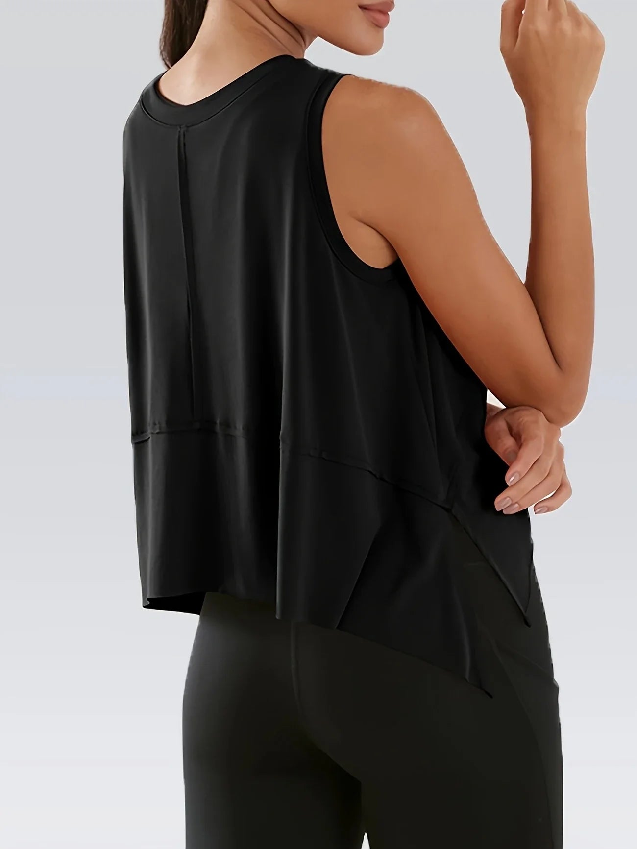 Cordeliana - Top deportivo sin mangas para mujer