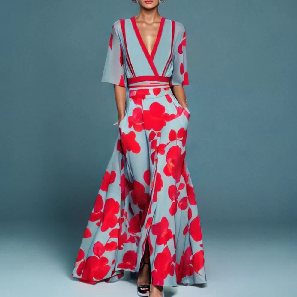 Matisse – Elegante vestido largo floral