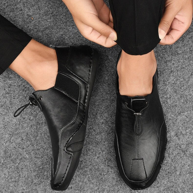 Mocasines ortopédicos de piel auténtica para hombre - Harmen