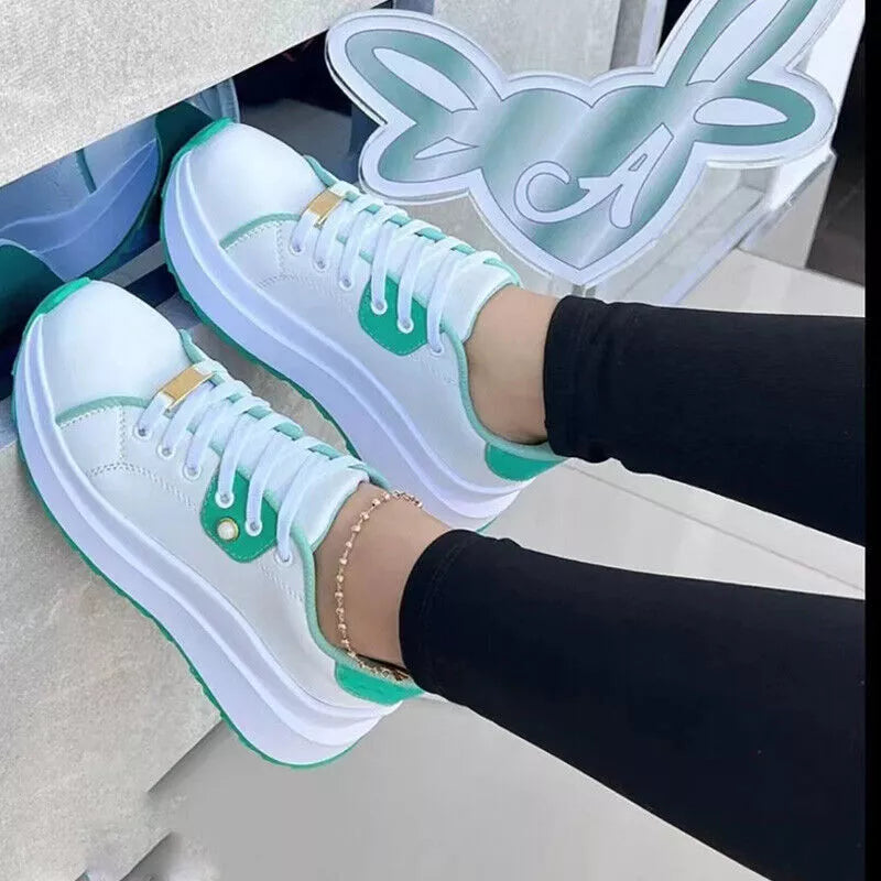Maureen - Zapatillas de plataforma gruesas para mujer