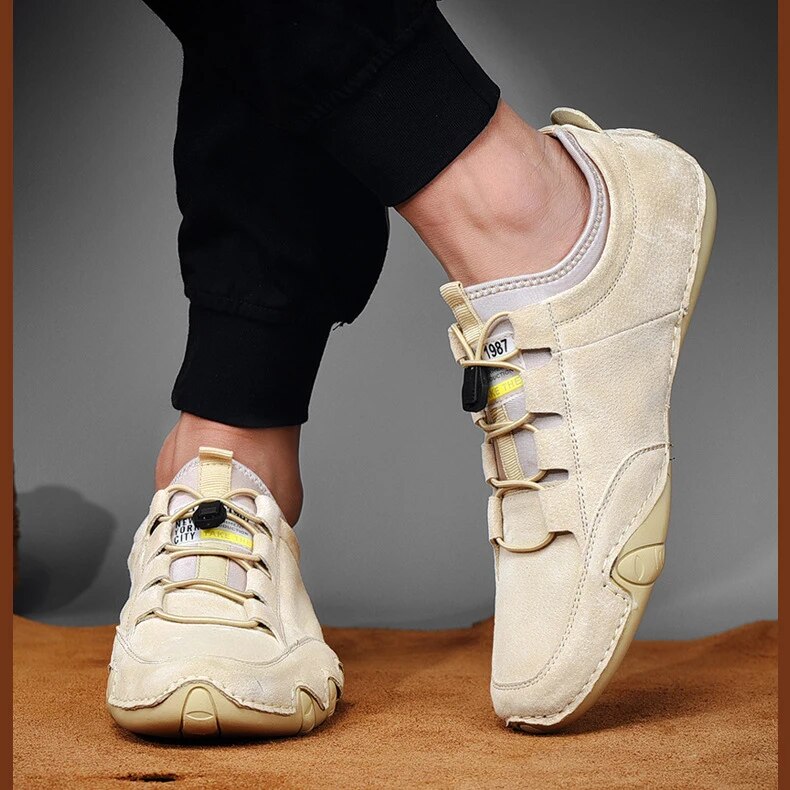 Mocasines ortopédicos de piel auténtica para hombre - Harmen
