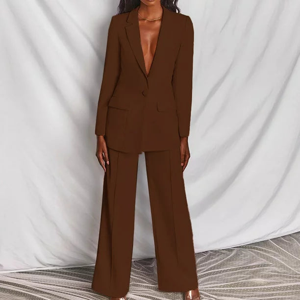 Lavinia - Conjunto elegante de blazer y pantalón