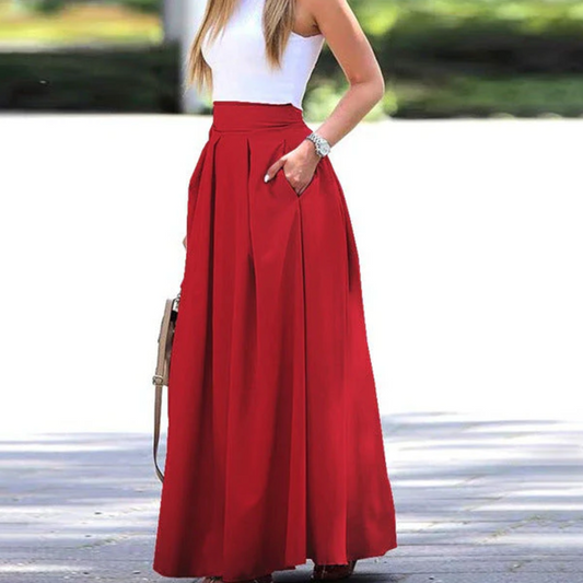 Sadira – Falda elegante, plisada y suelta