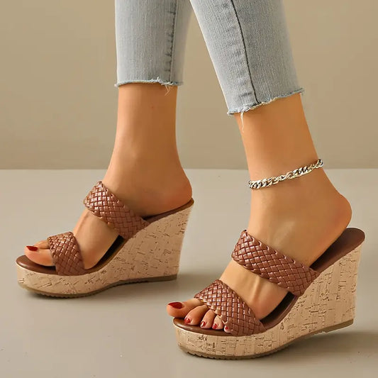 Marlena - Sandalias de cuña ortopédicas cómodas