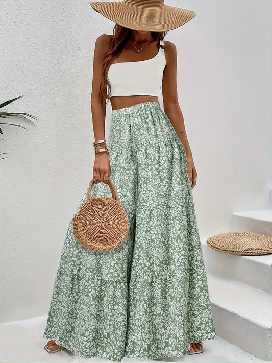 Ramona - Pantalón ancho con cintura elástica