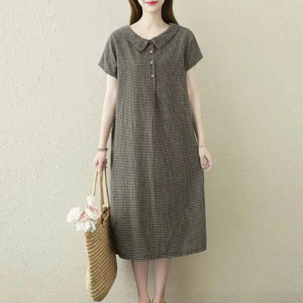 Irene - Vestido de verano de cuadros vichy